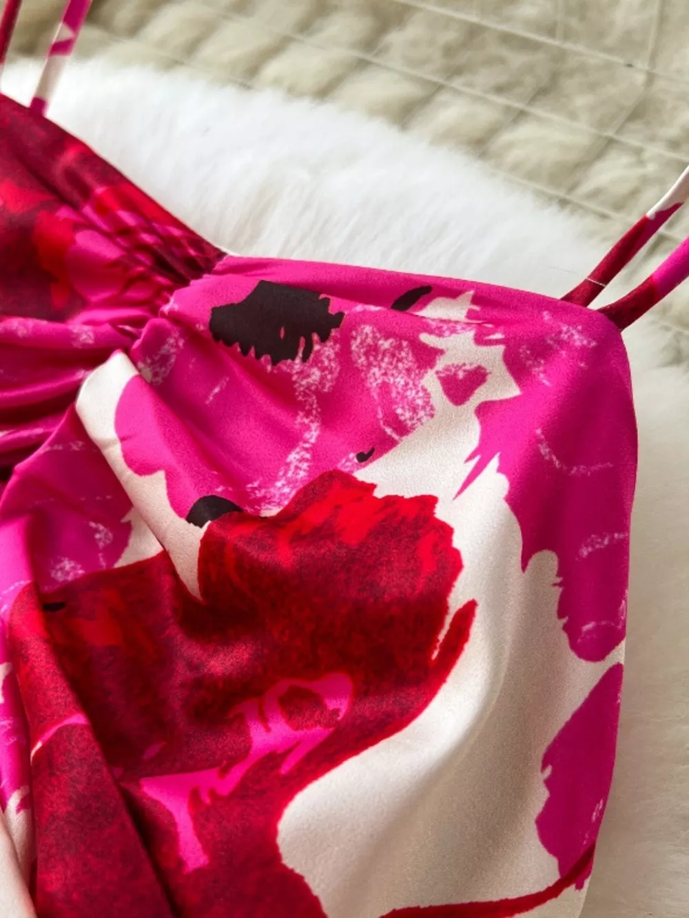 Floral Print Tiered Cami Dress, image 11