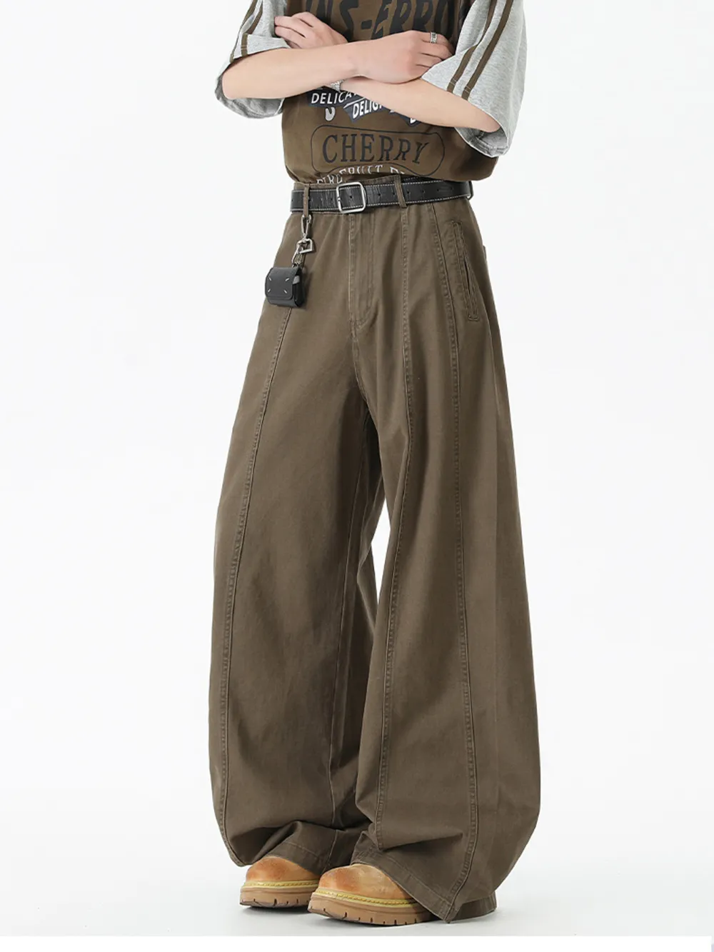 Men's Wide Leg Jeans, image 6