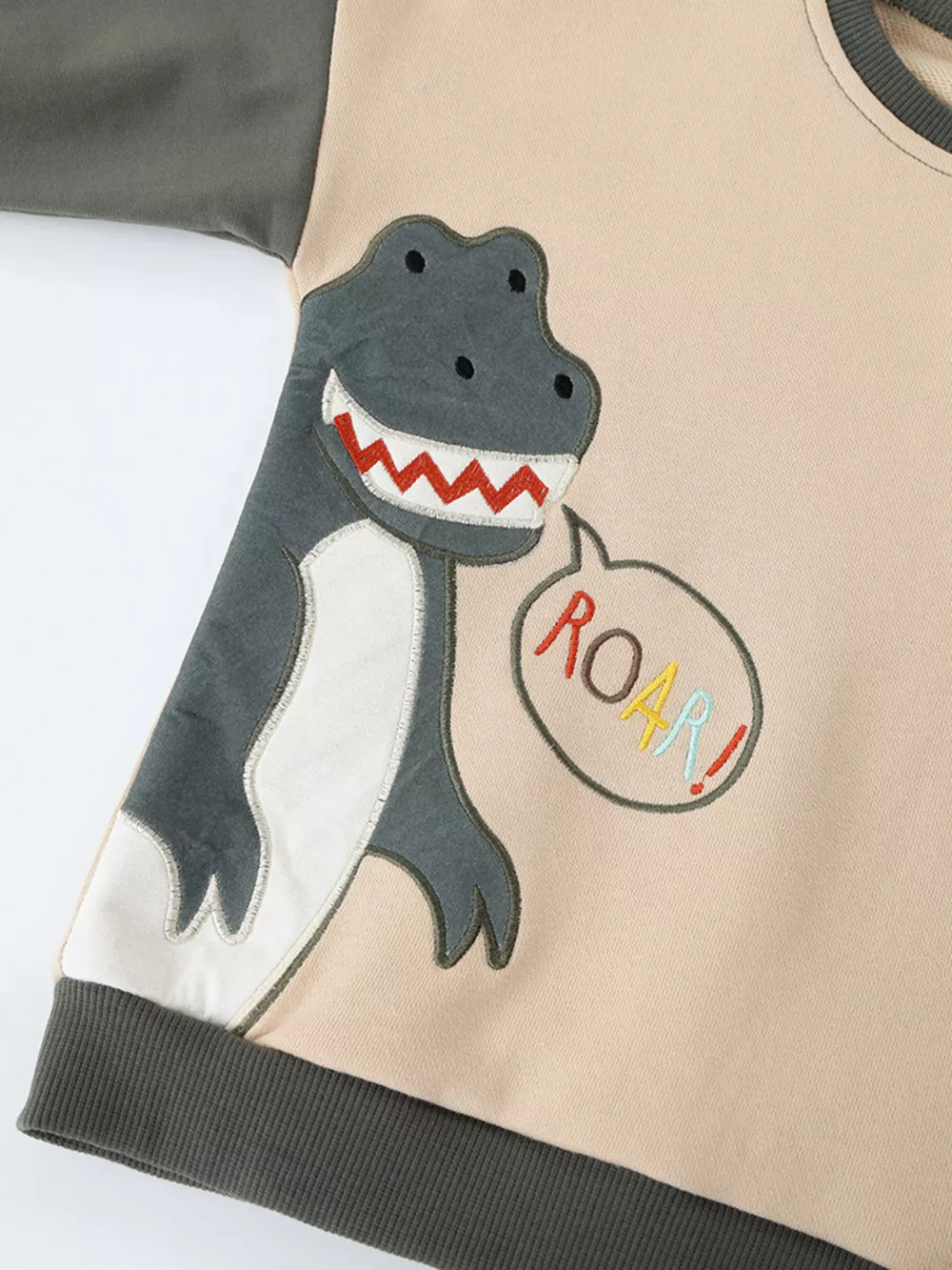 Children's Dinosaur Crew Neck Sweatshirt, image 2