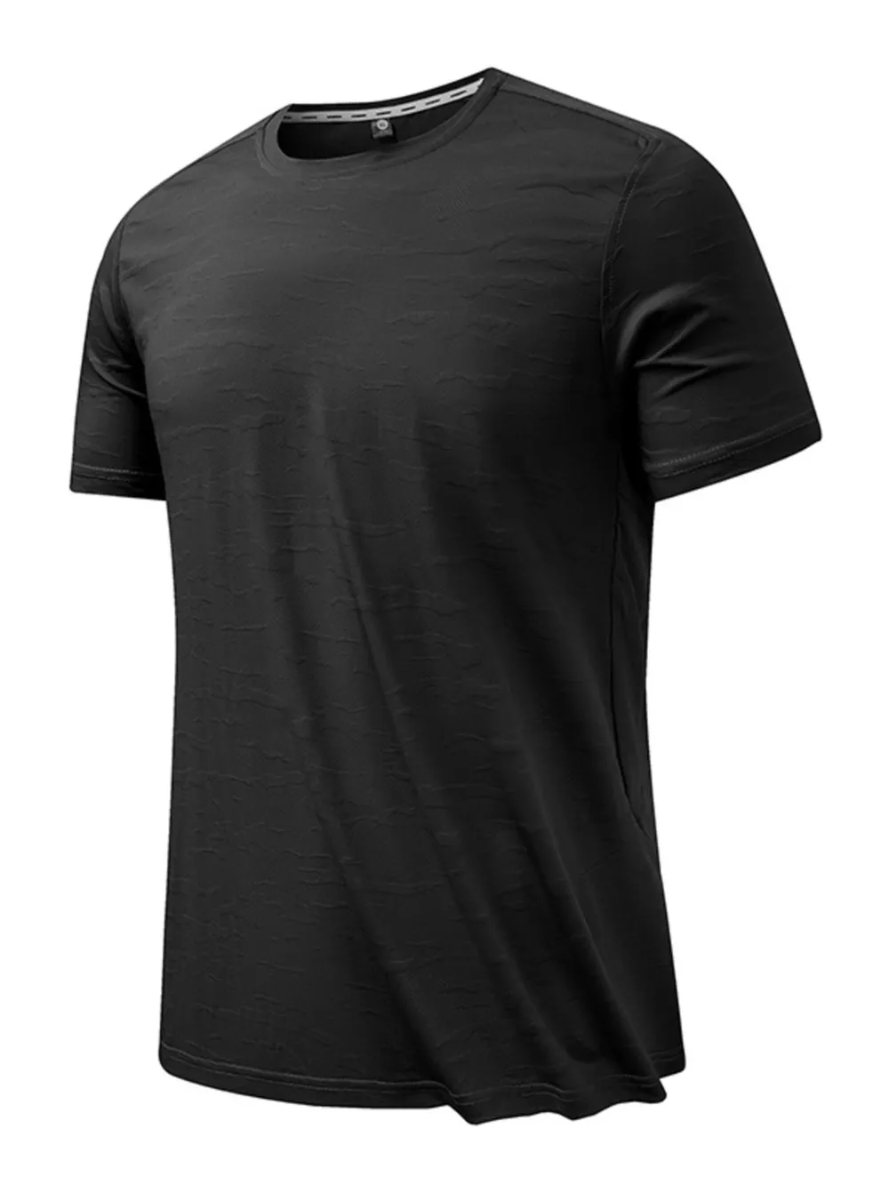 Men's Plus Size Round Neck Short Sleeve Active T-Shirt