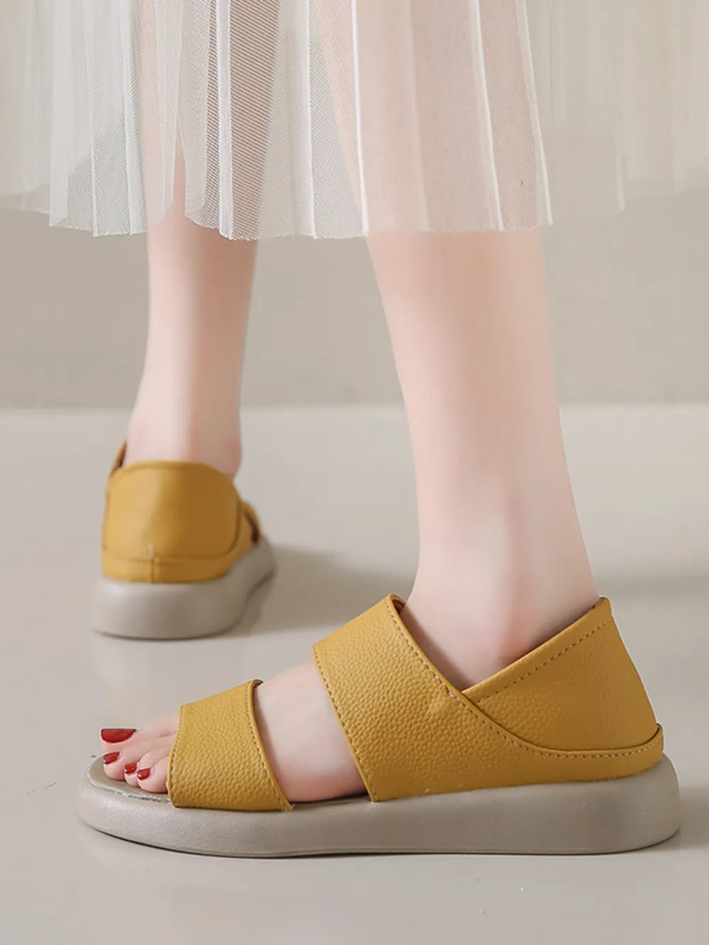 Open Toe Platform Sandals, image 8