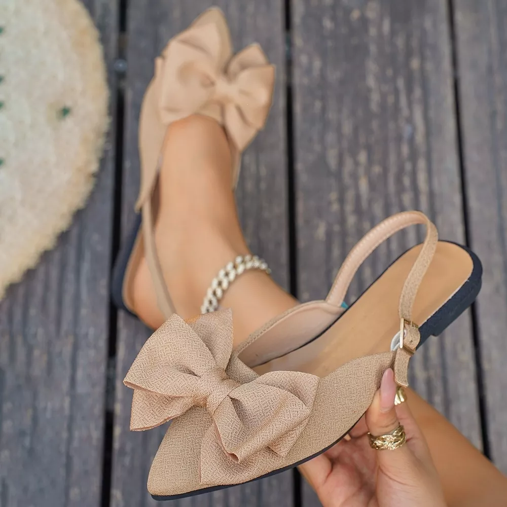 Bow Point Toe Sandals, image 7