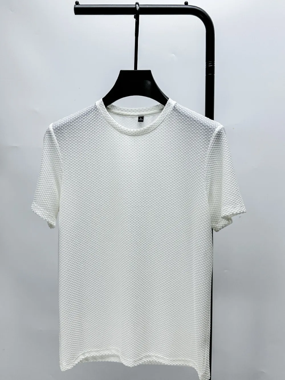 Men's Plus Size Round Neck Short Sleeve T-Shirt, image 5