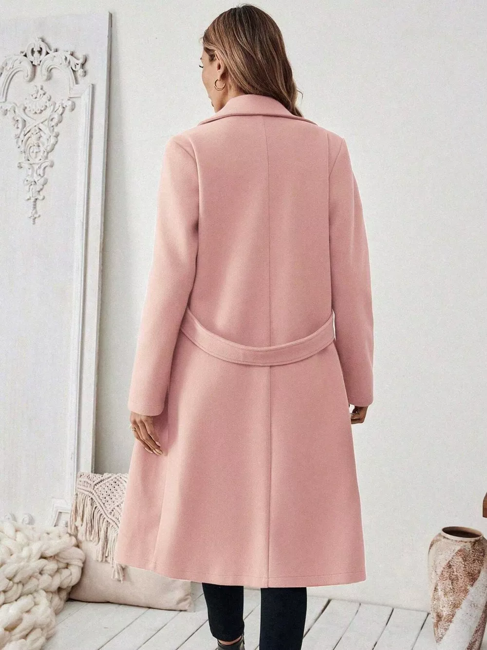 Single-Button Longline Coat, image 26