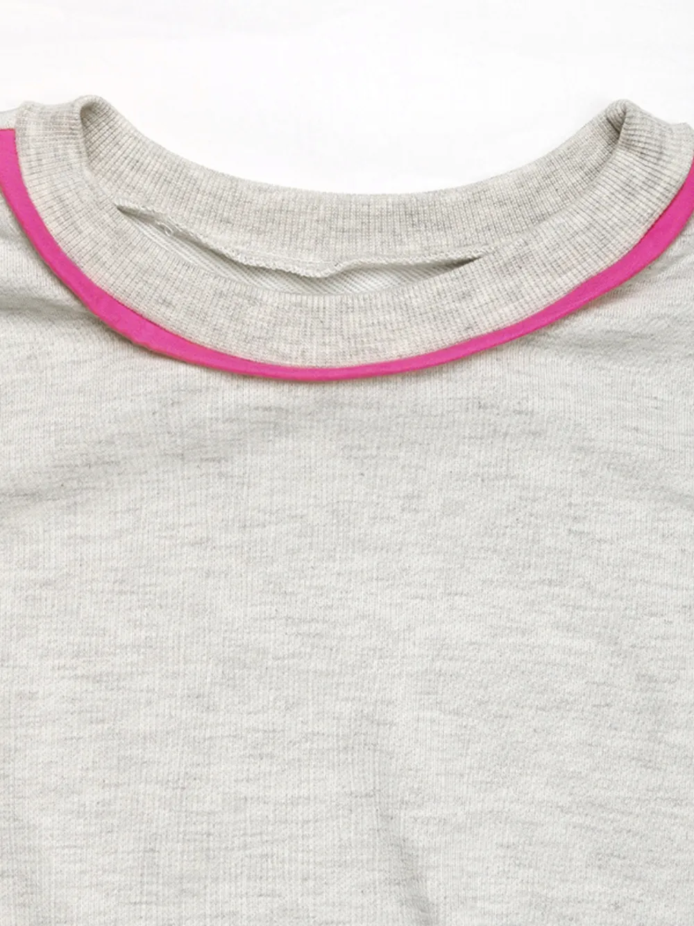 Contrast Trim Oversized Sweatshirt, image 9