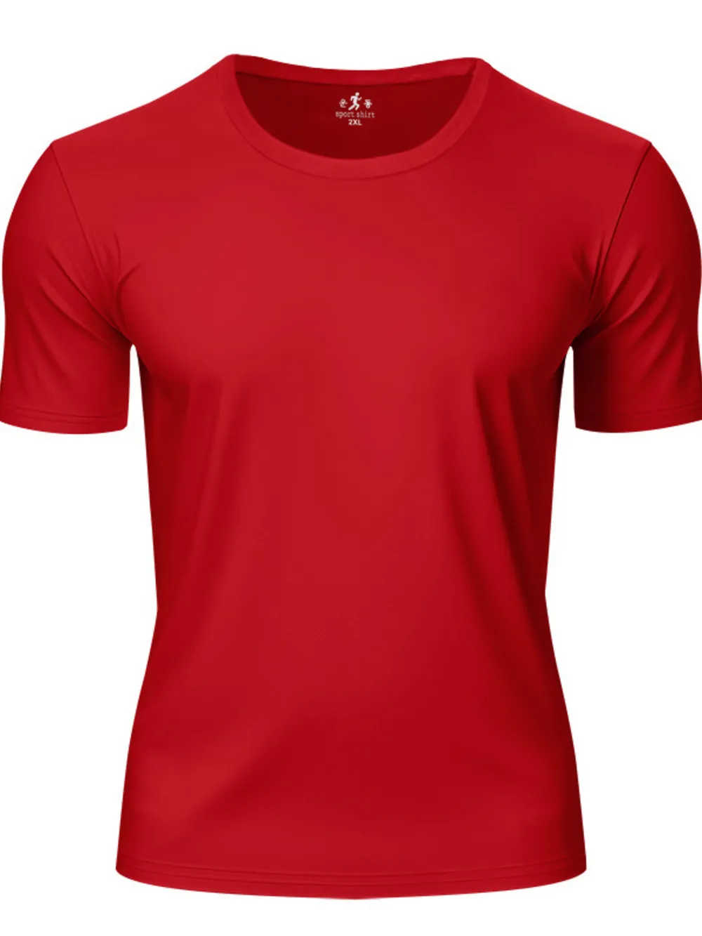 Men's Full Size Round Neck Short Sleeve Active T-Shirt Plus Size, image 7