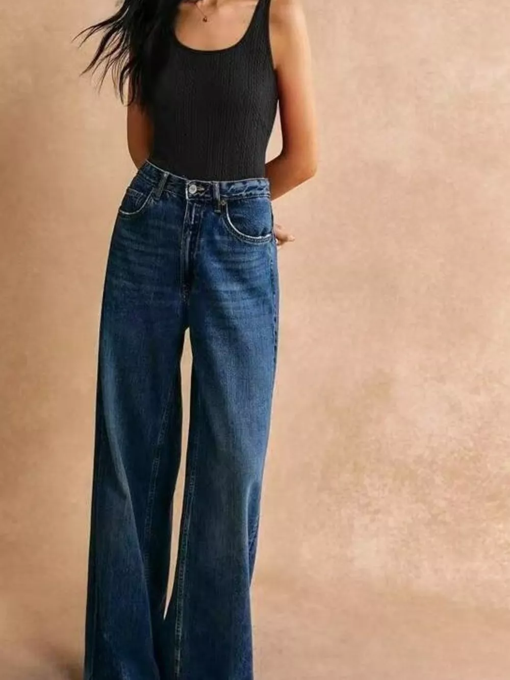 Textured Knit Scoop Neck Tank, image 11
