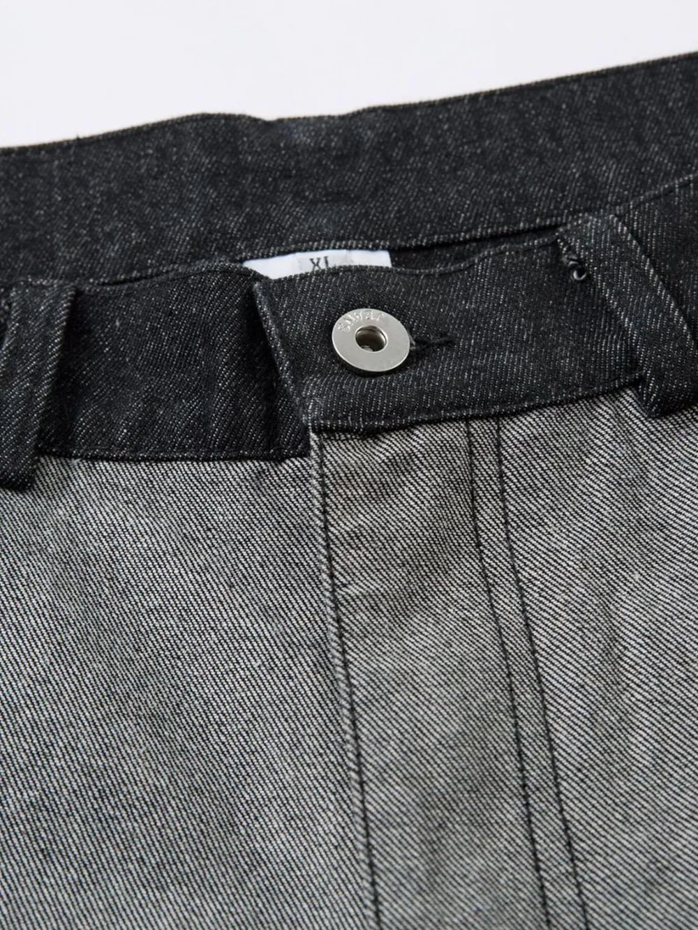 Men's Lightning Pattern Wide Leg Jeans, image 8
