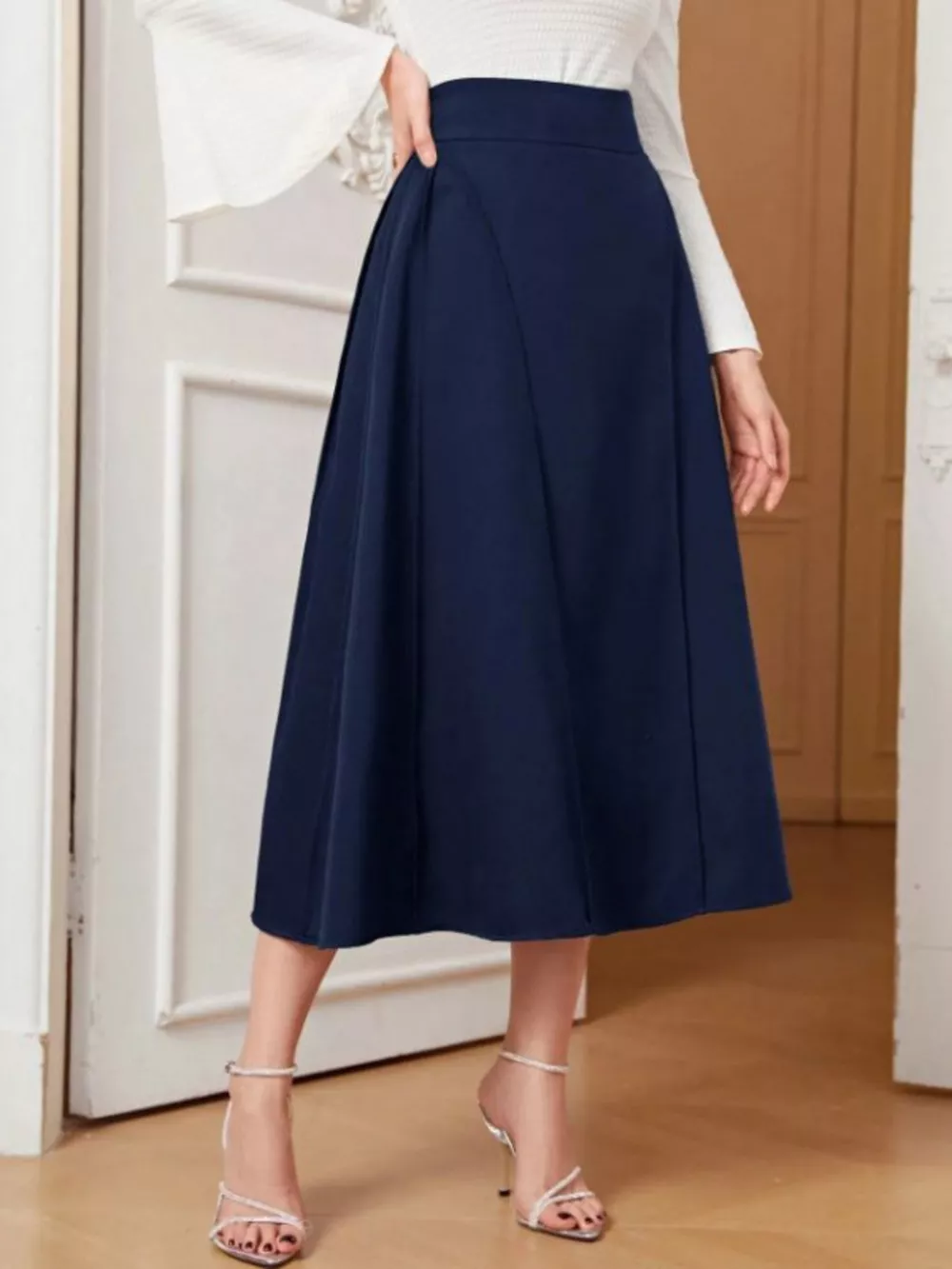 A-Line Midi Skirt, image 4