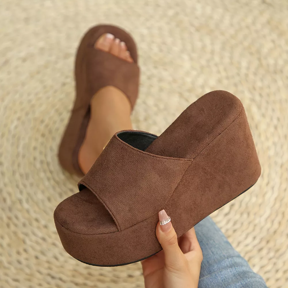 Open Toe Wedge Sandals, image 4