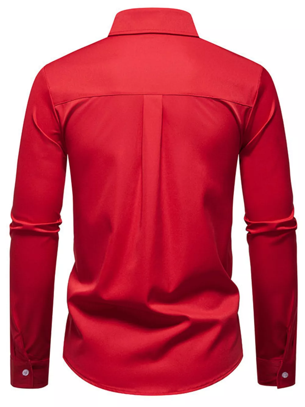 Men's Button Up Long Sleeve Shirt, image 4