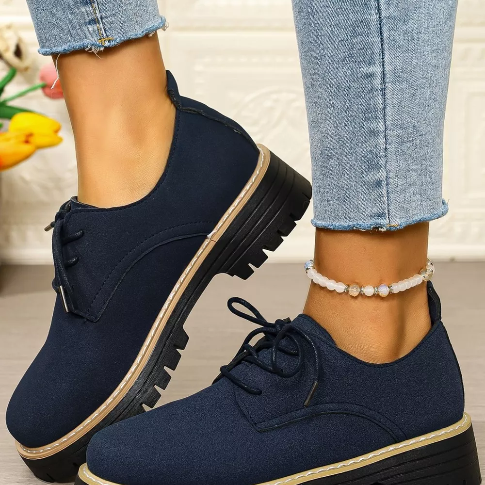 Lace-Up Platform Loafers, image 19