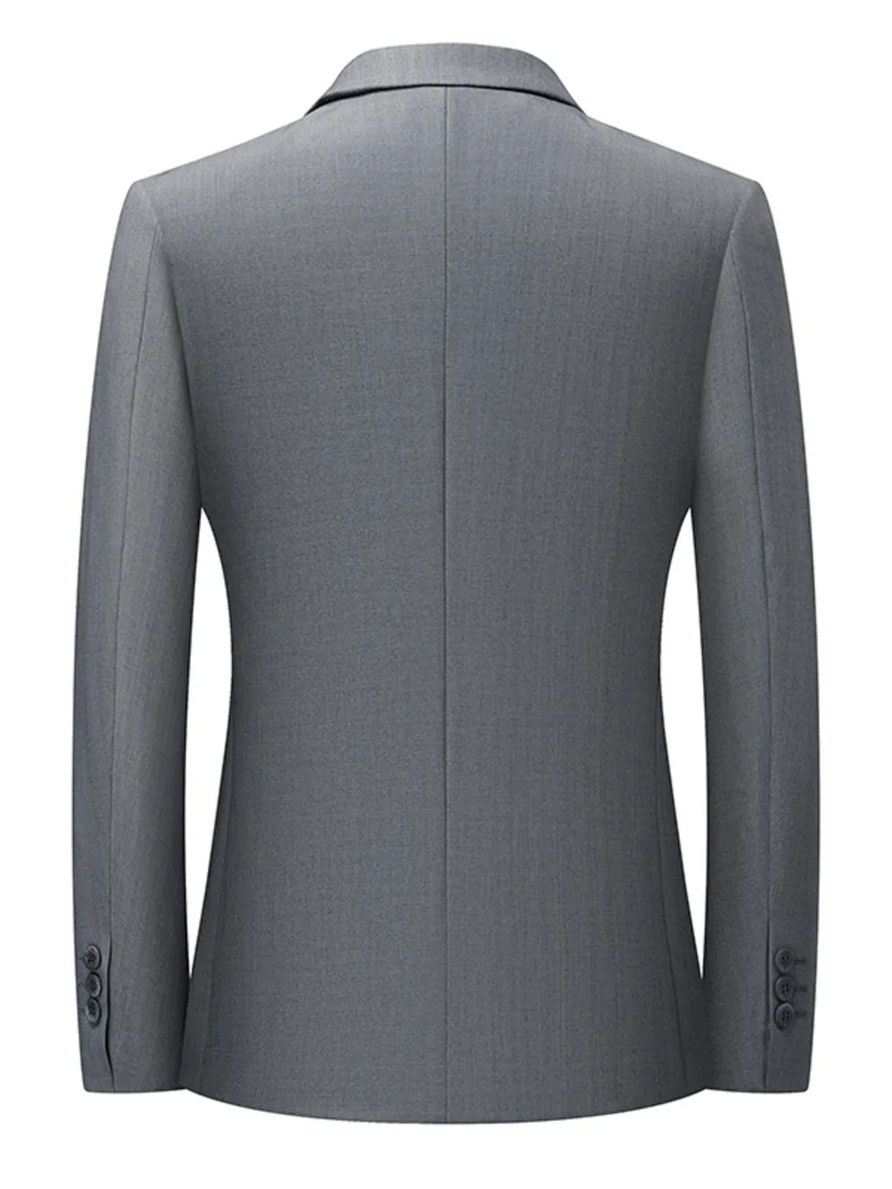 Men's Lapel Collar Long Sleeve Blazer, image 2