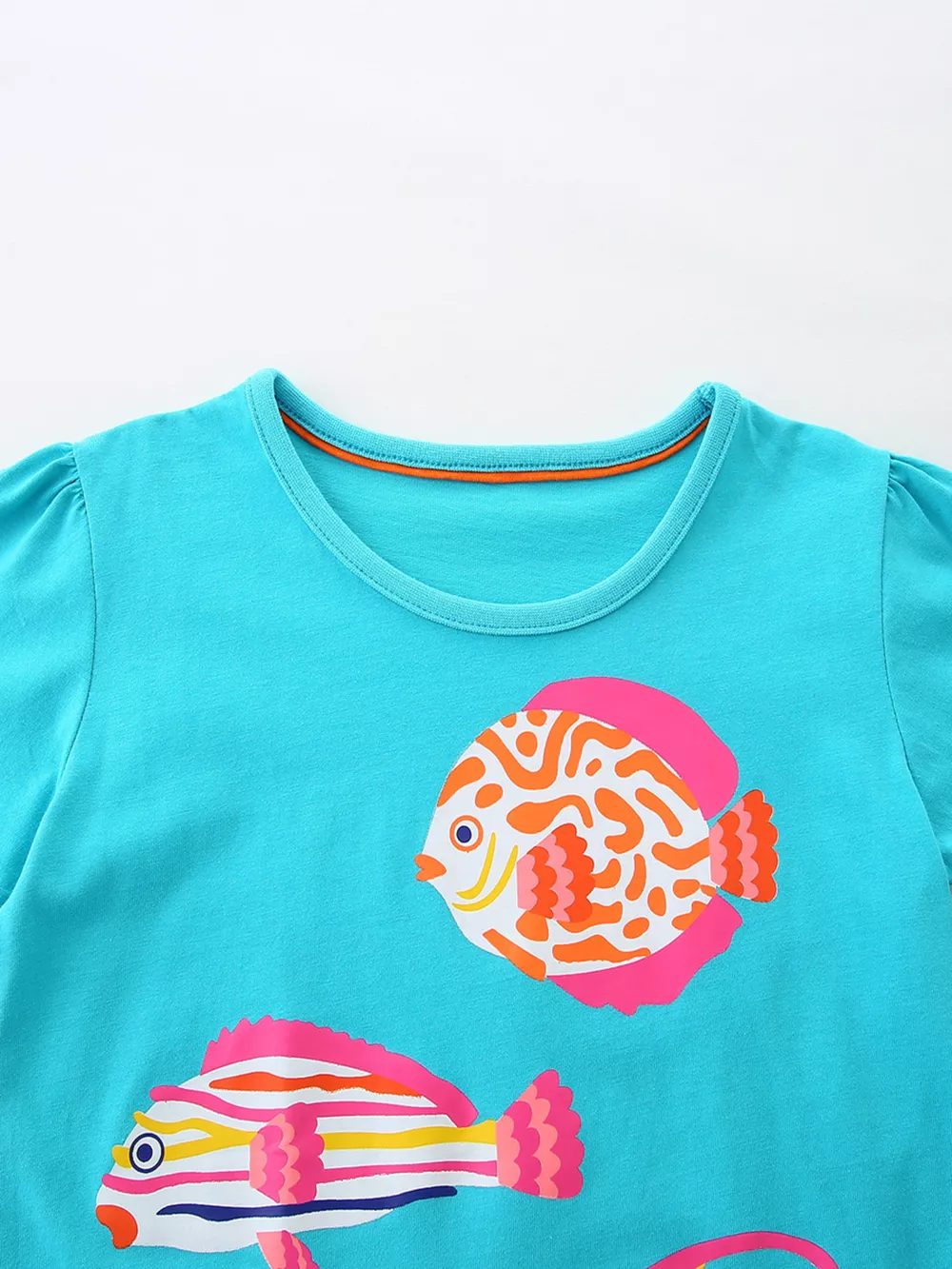 Children's Fish Print Short Sleeve T-Shirt, image 3
