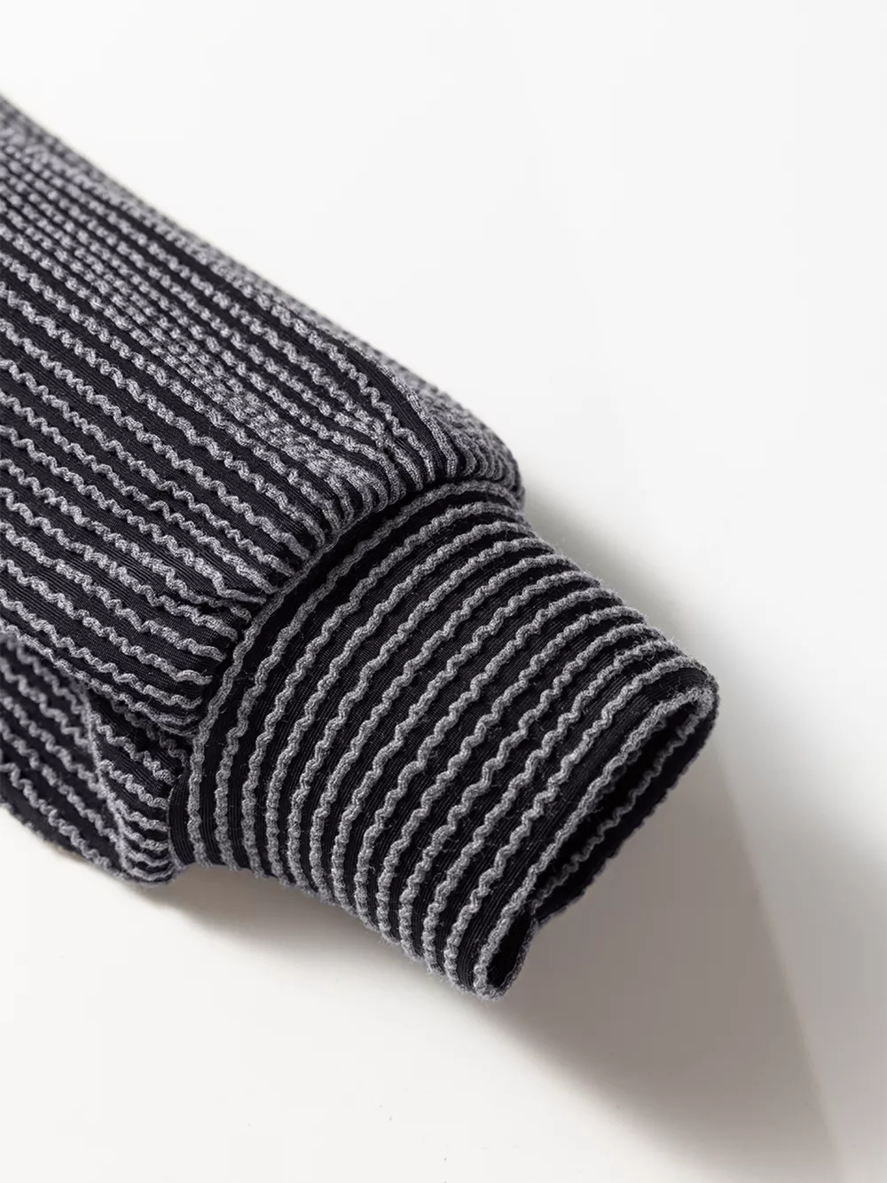 Halloween Rhinestone Pumpkin Face Contrast Ribbed Long Sleeve Patchwork Top, image 6