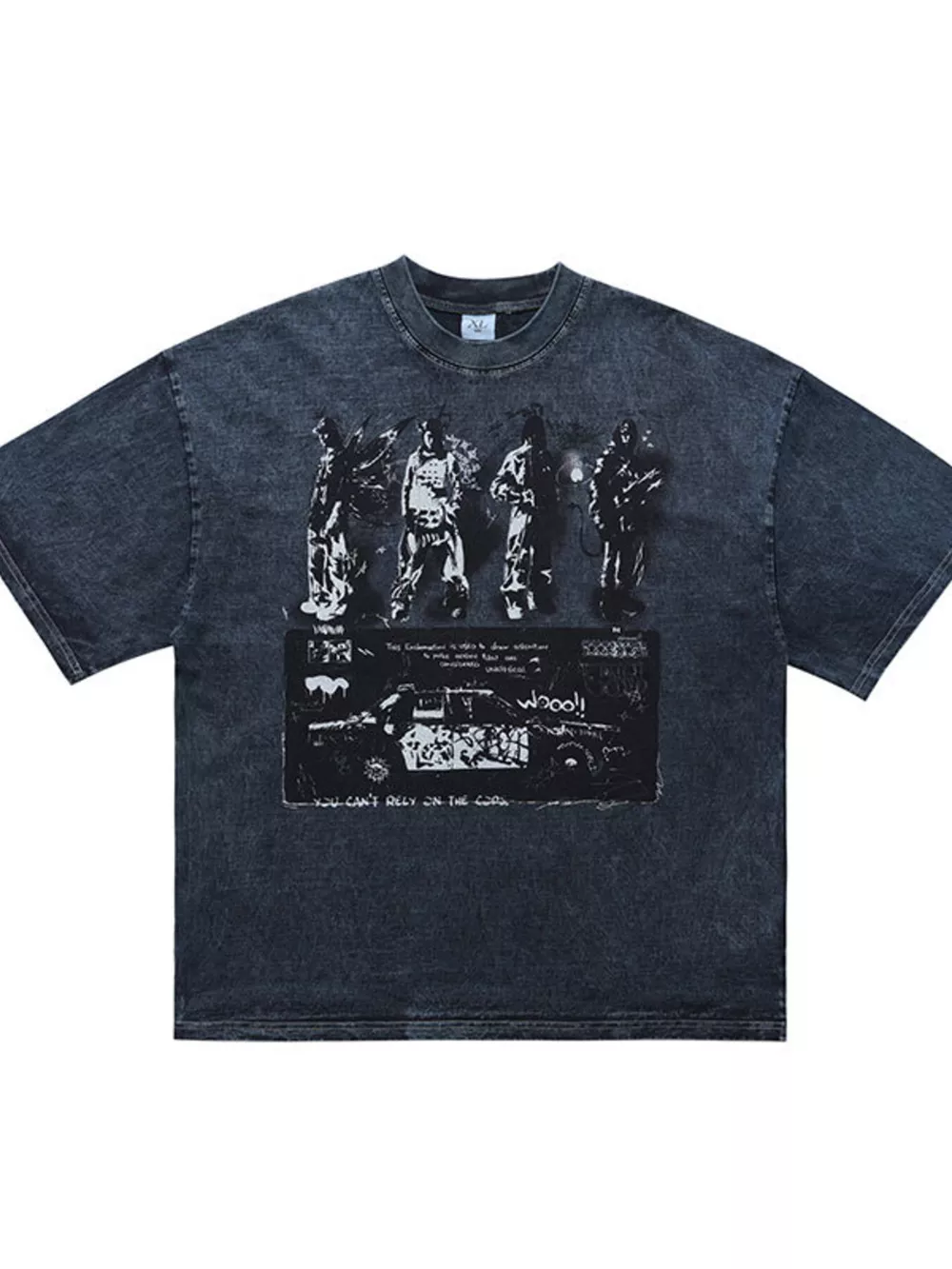 Men's Vintage Graphic Round Neck T-Shirt, image 6