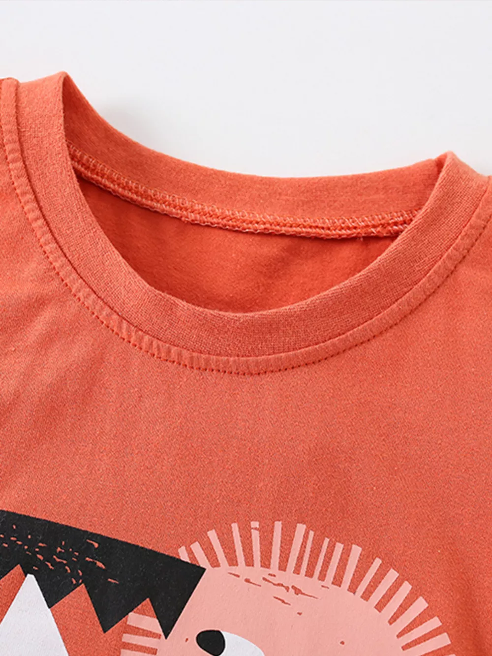 Children's Happy Day Graphic Round Neck T-Shirt, image 3