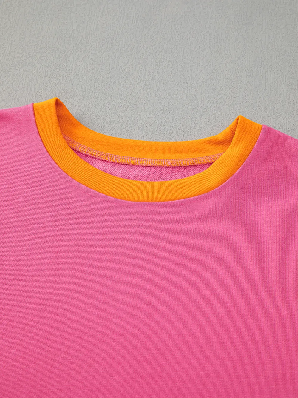 Color Block Round Neck Top and Pants Set, image 33