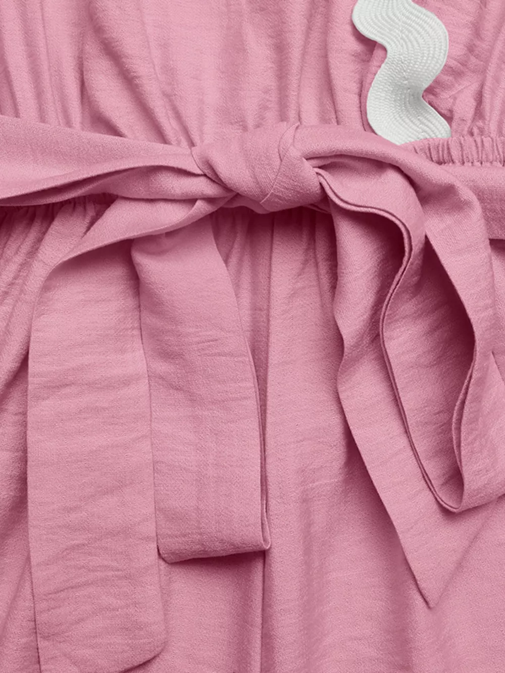 Scalloped Trim Wrap Romper, image 13