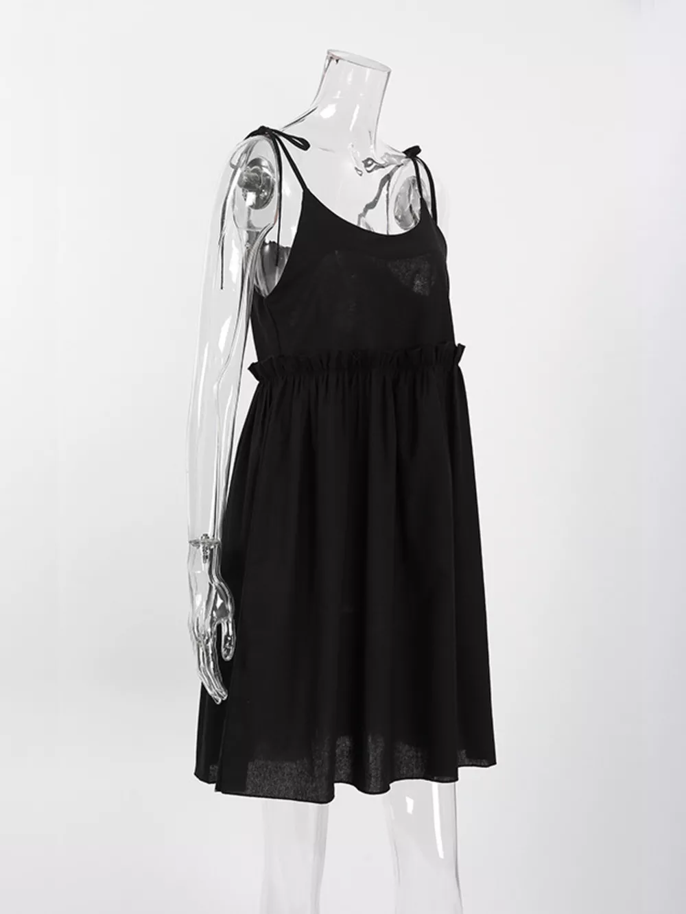 Frill Tie Shoulder Mini Dress, image 23