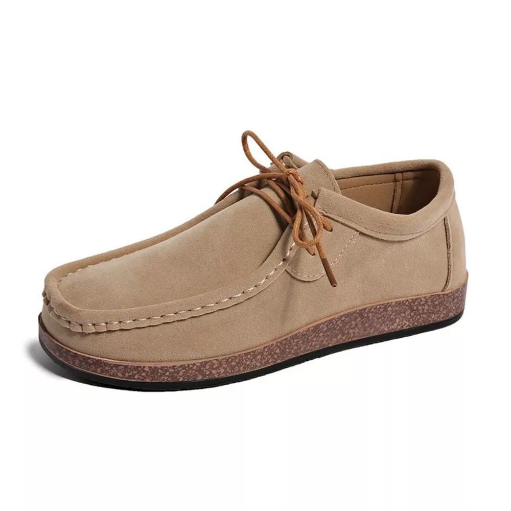 Round Toe Lace Up Loafers, image 6