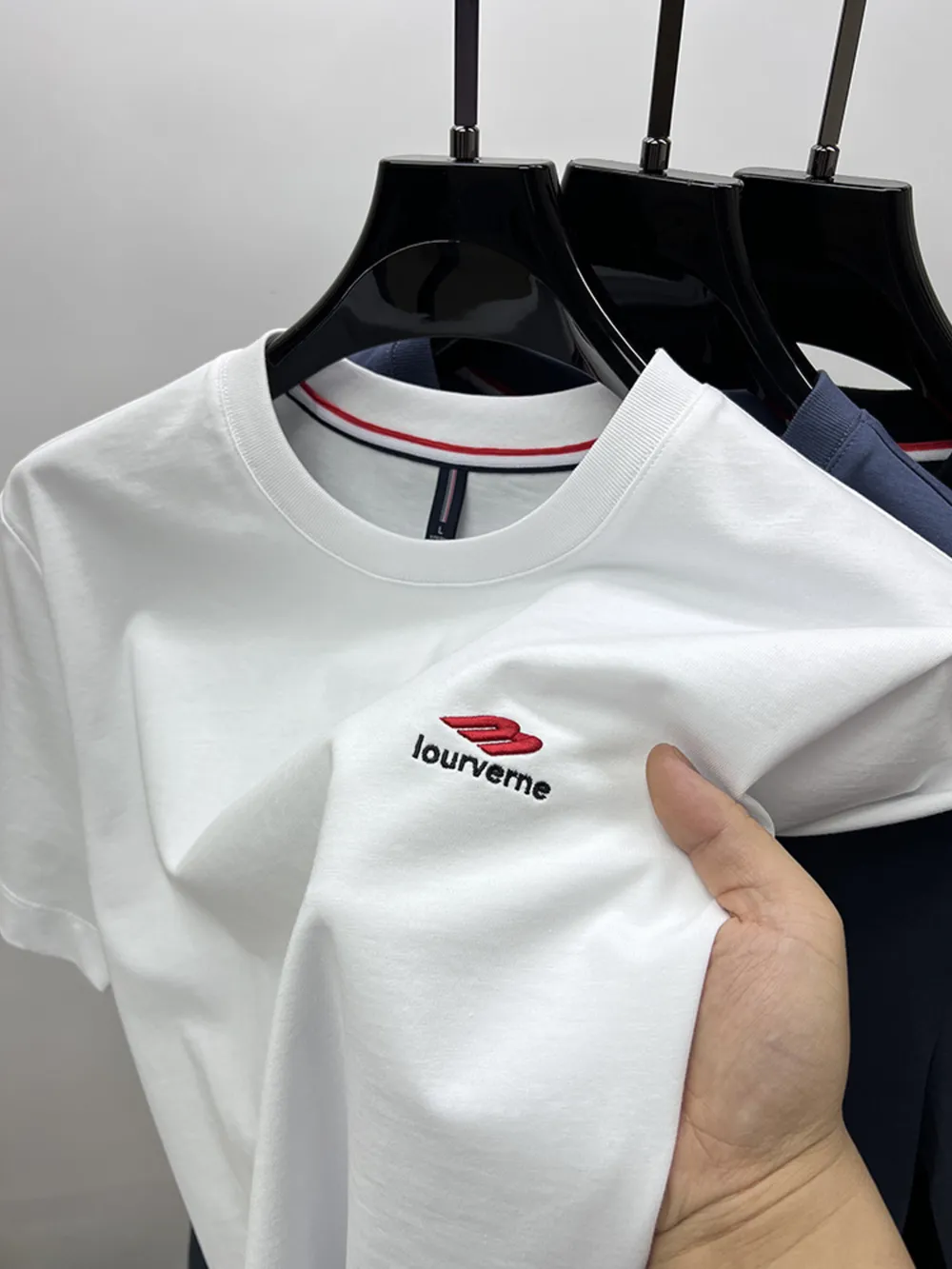 Men's Plus Size Round Neck Short Sleeve T-Shirt, image 3