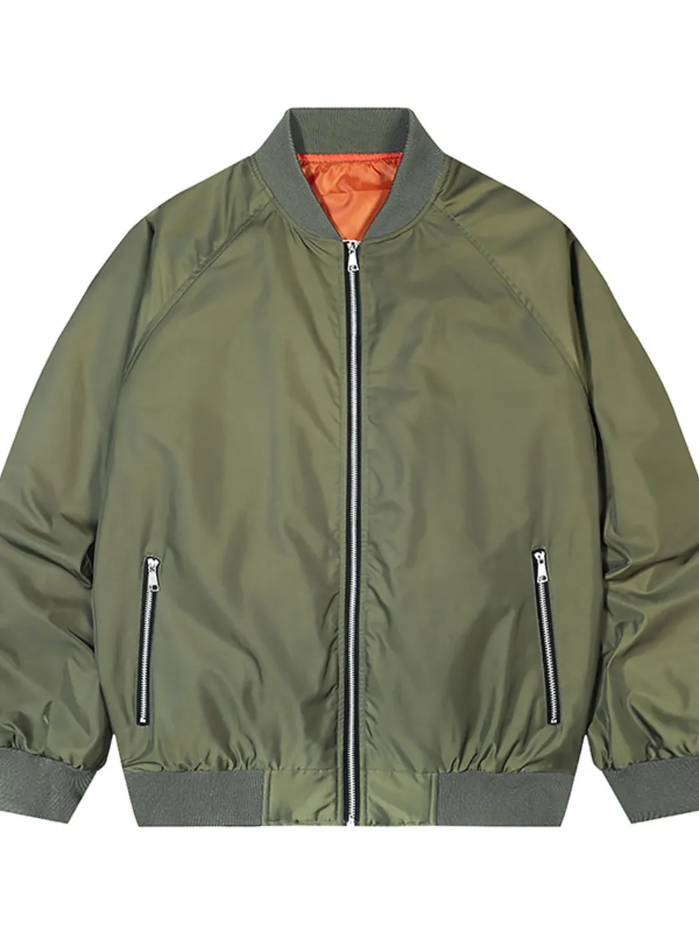 Men's Plus Size Lightweight Zip Up Jacket, image 3