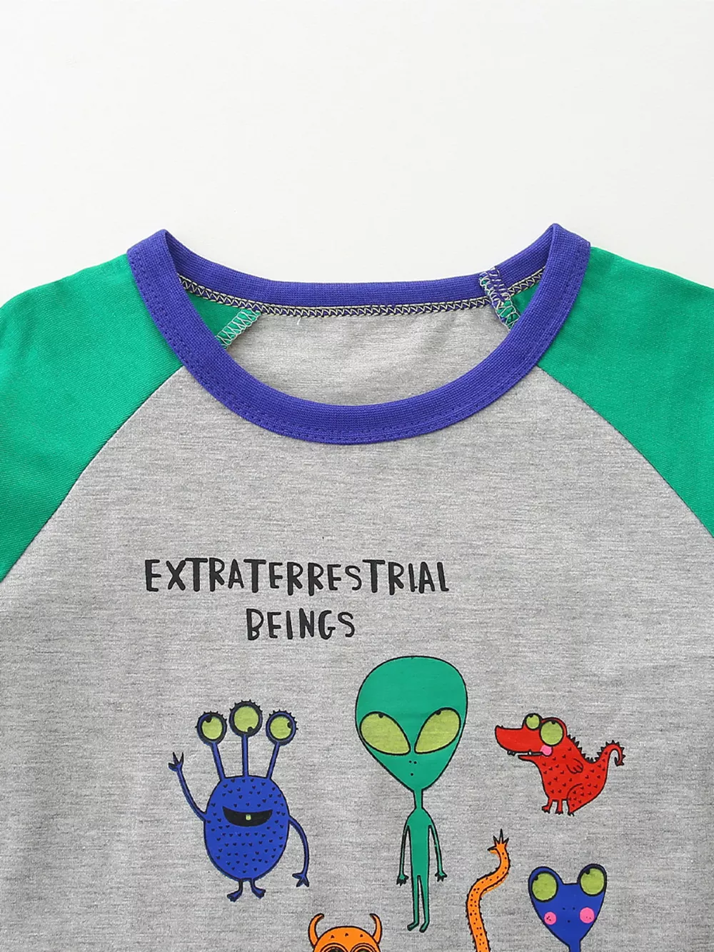 Children's "Extraterrestrial Beings" Graphic Long Sleeve T-Shirt, image 2