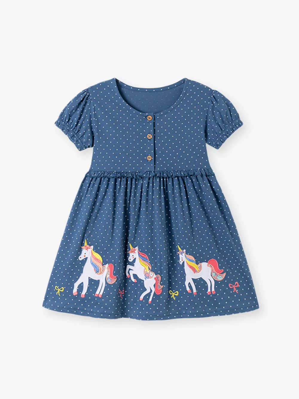 Children's Unicorn Short Sleeve Dress, image 5