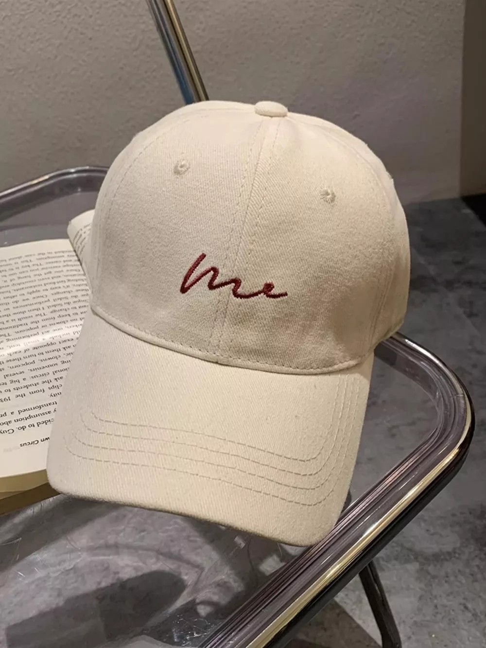 Embroidered Letter Baseball Cap, image 2