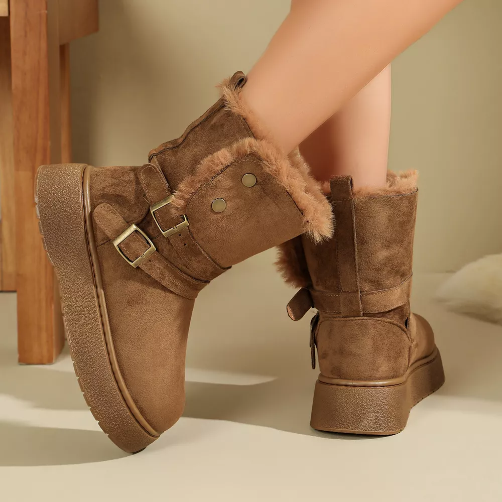 Round Toe Flats Boots, image 7