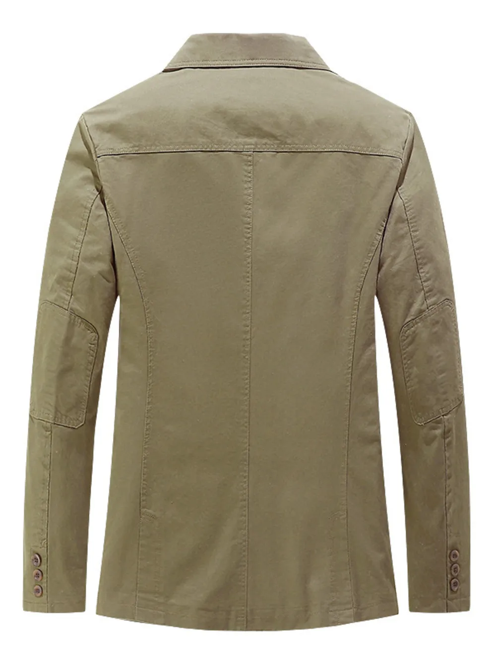 Men's Plus Size Casual Lapel Collar Blazer, image 4