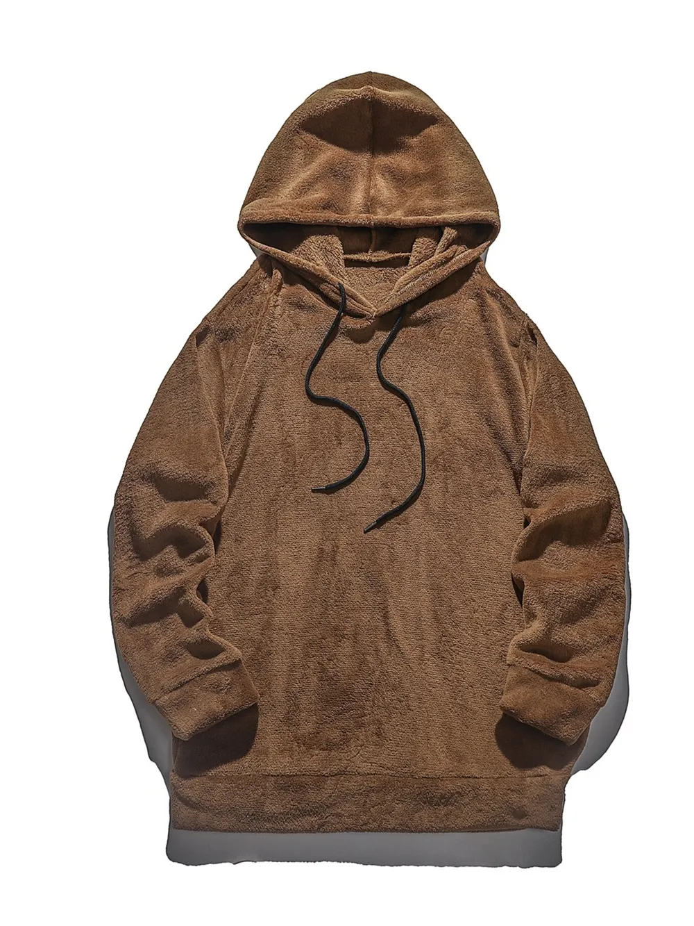 Men's Drawstring Long Sleeve Fleece Hoodie, image 5