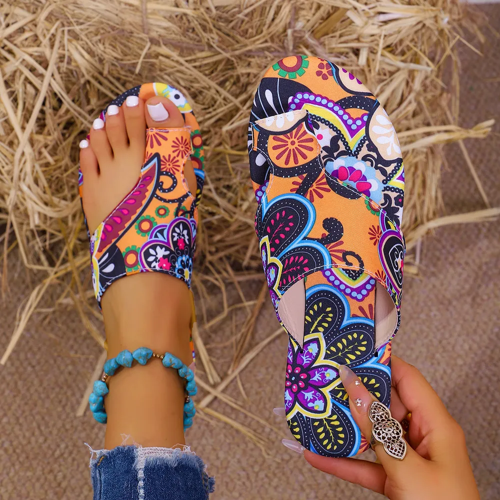 Toe Loop Flats Sandals, image 5