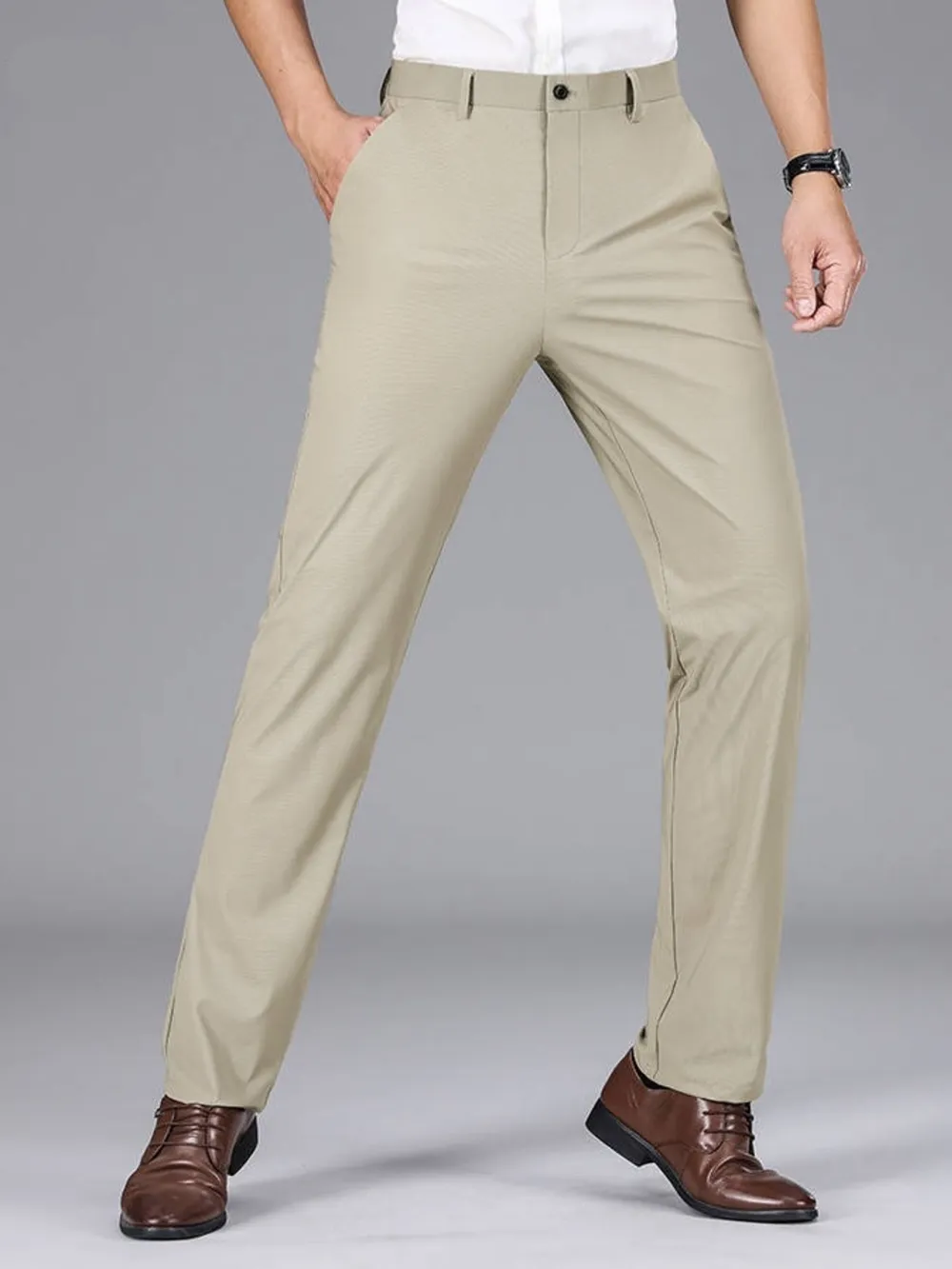 Men's Slim Fit Casual Pants, image 7