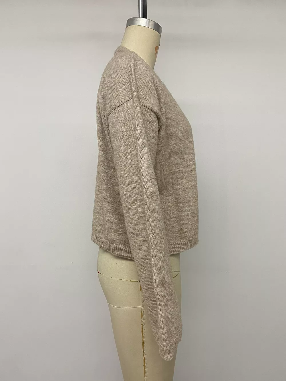 Open-Front Knit Cardigan, image 11