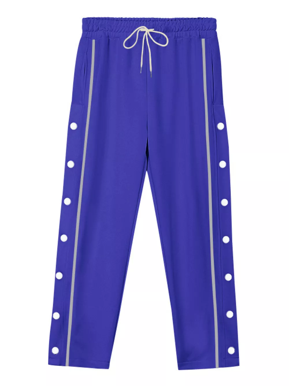 Men's Full Size Side Snap Button Pants Plus Size, image 11