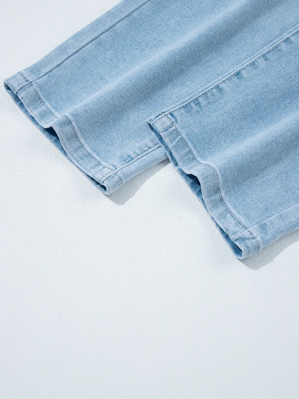 High Rise Barrel Relaxed Patch Pocket Jeans, image 5