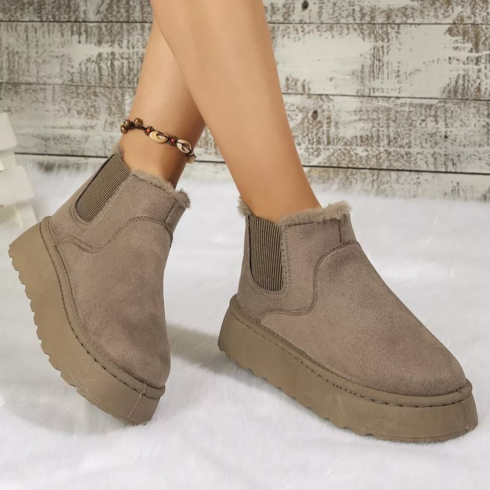 Round Toe Platform Ankle Boots, image 20