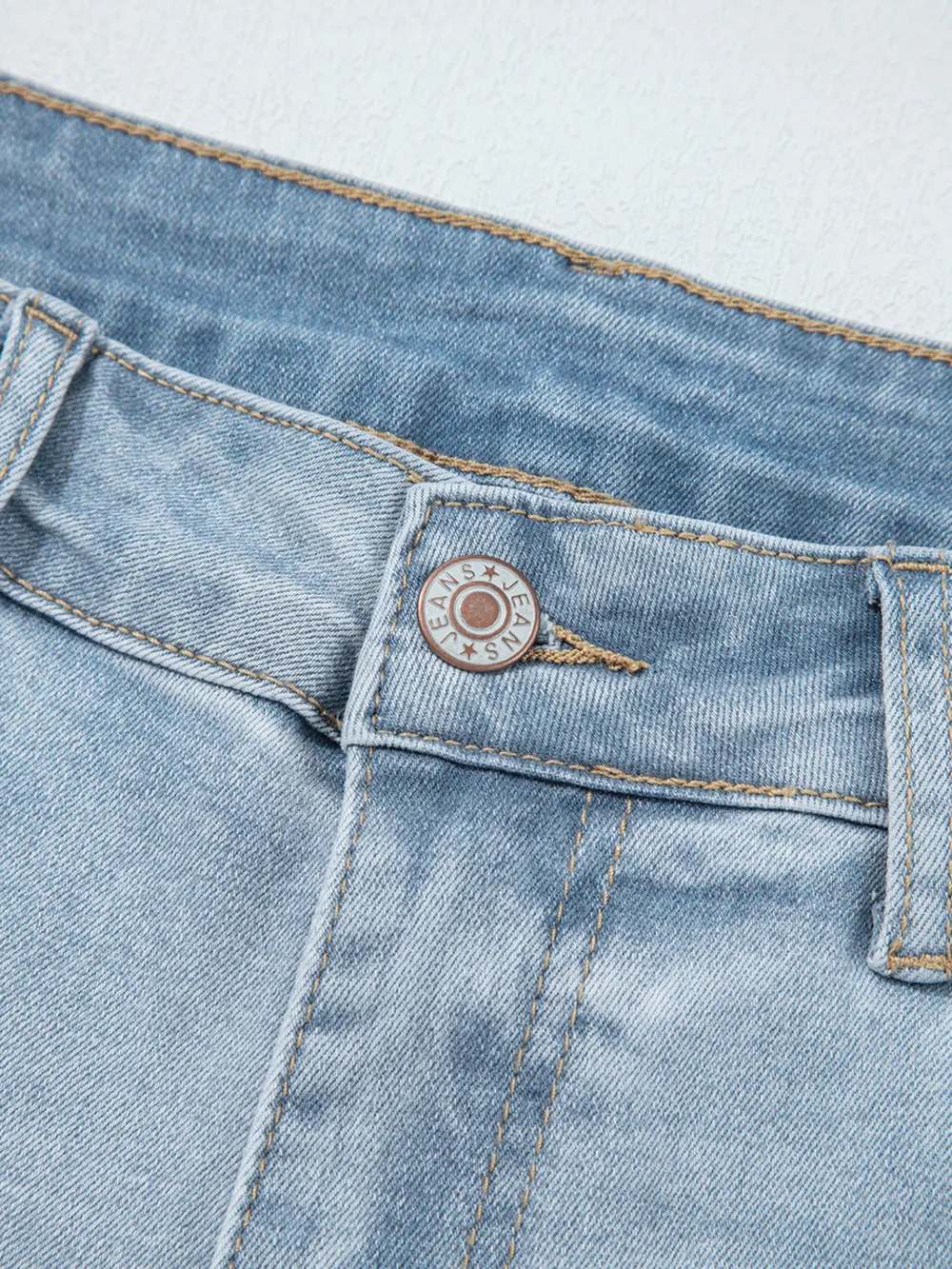 Mid Rise Ankle-Length Distressed Skinny Jeans, image 8