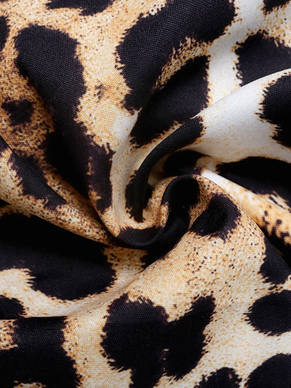 Leopard Print Tie Front Blouse, image 10