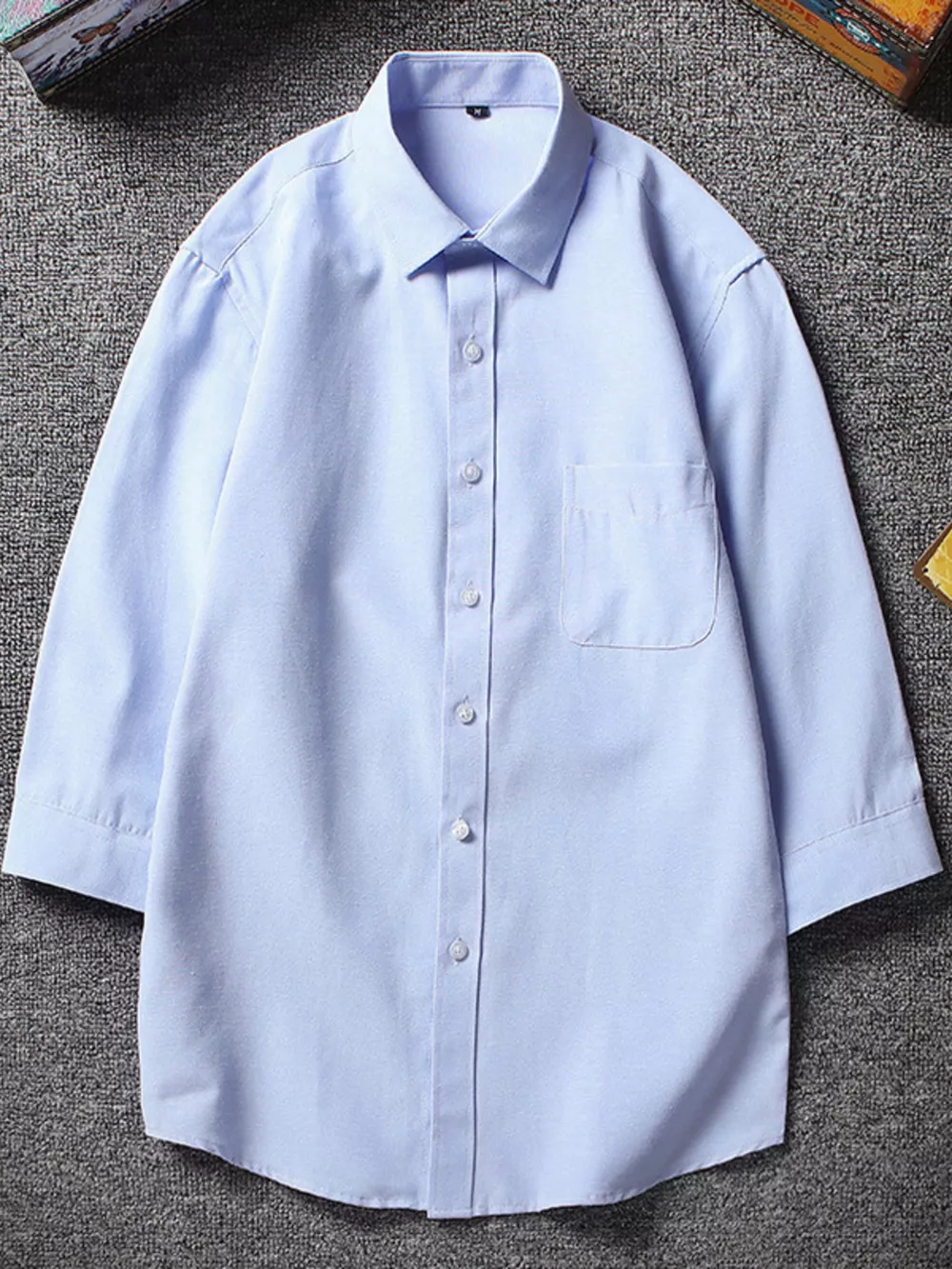 Men's Plus Size Casual Button Up Shirt, image 4