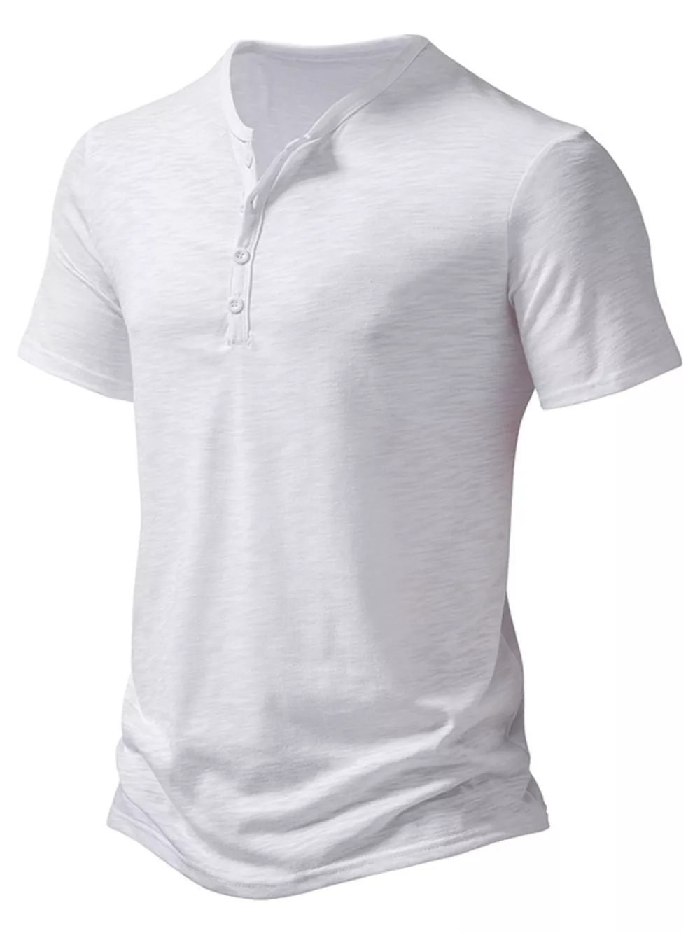 Men's Casual Button Detail T-Shirt, image 13