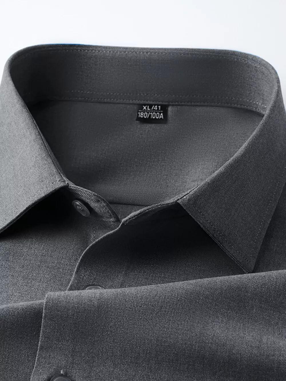 Men's Full Size Slim Fit Long Sleeve Shirt Plus Size, image 5