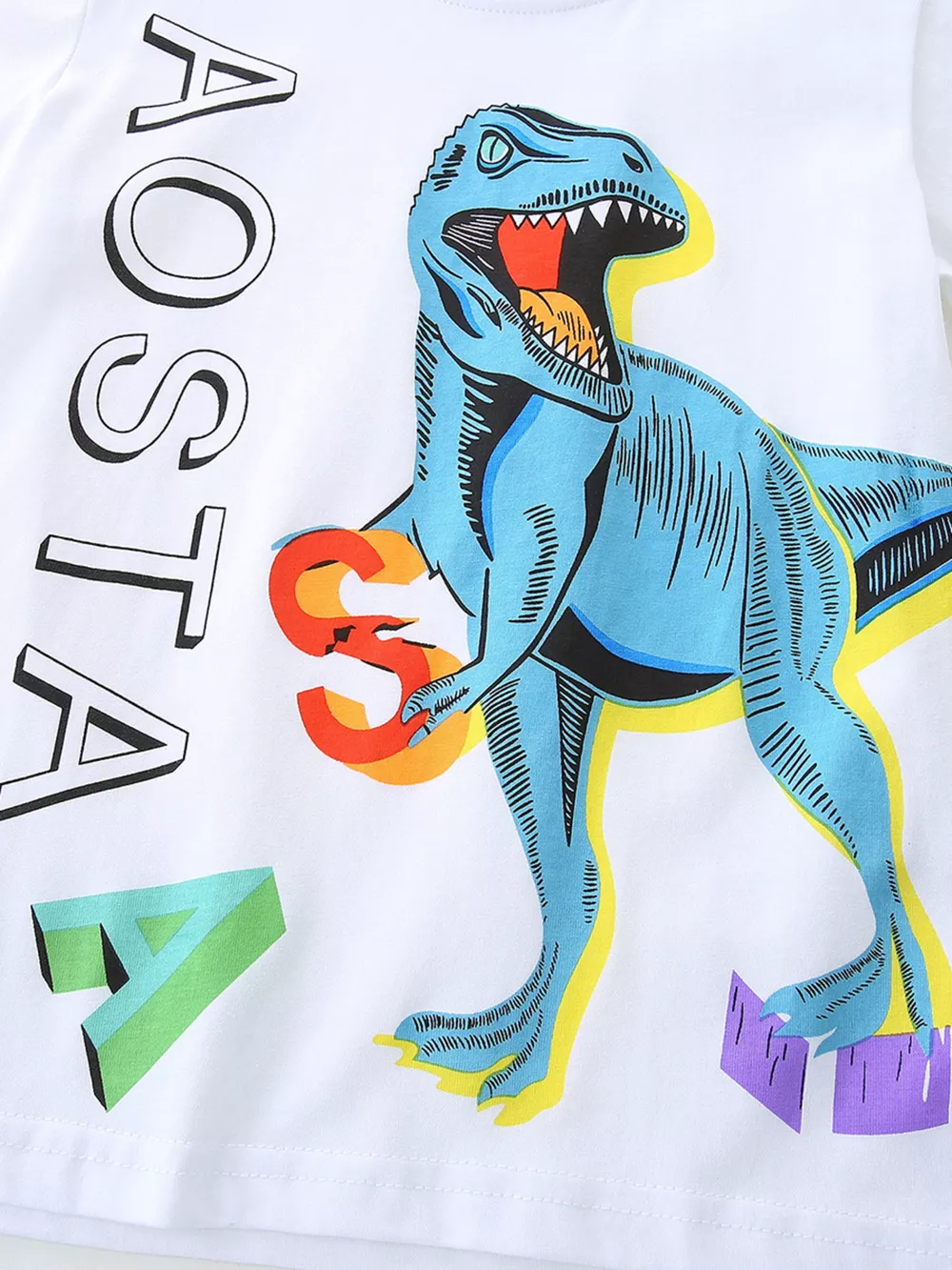 Children's Dinosaur Short Sleeve T-Shirt & Shorts Set, image 3