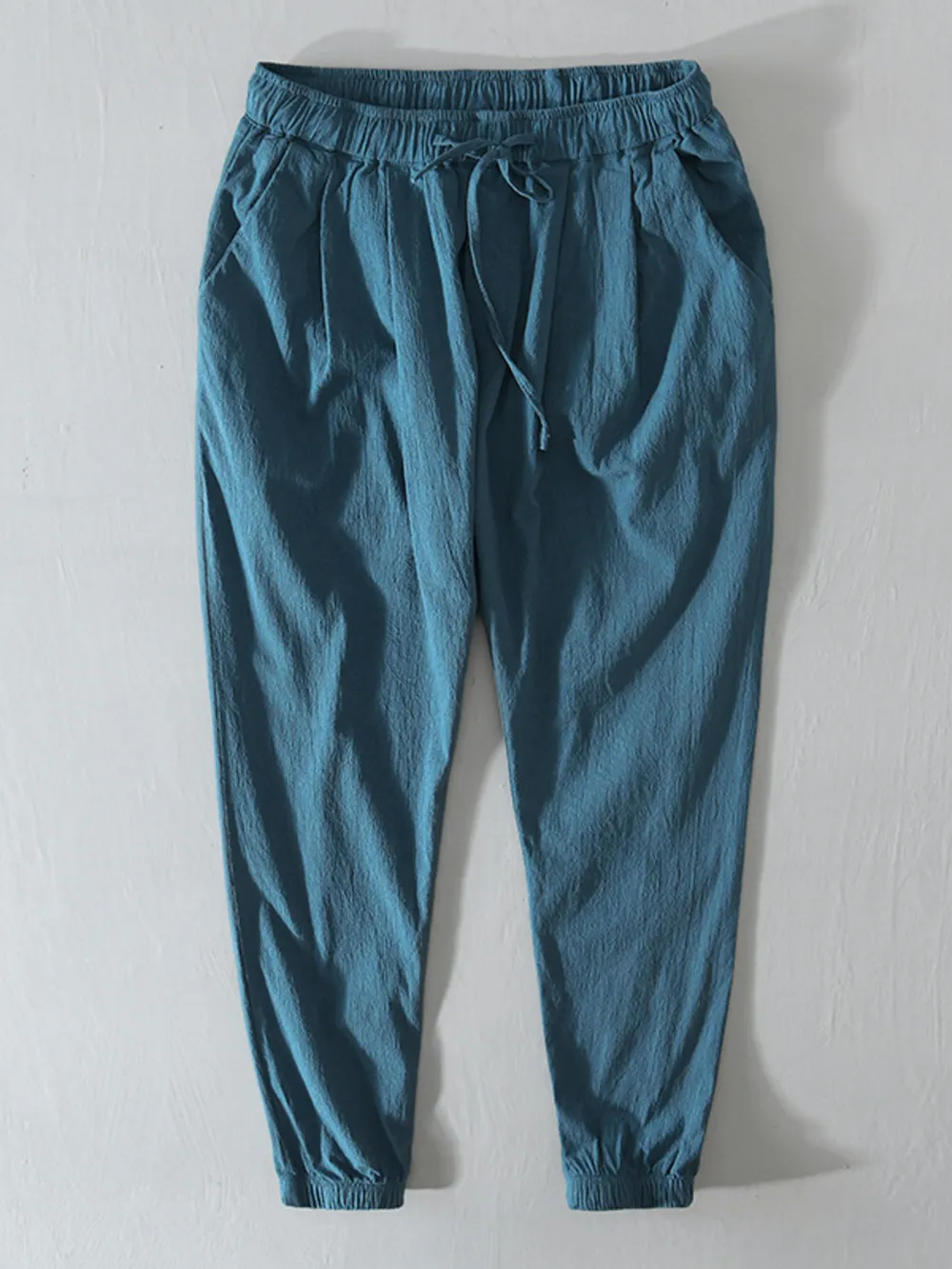 Men's Plus Size Casual Drawstring Joggers, image 2