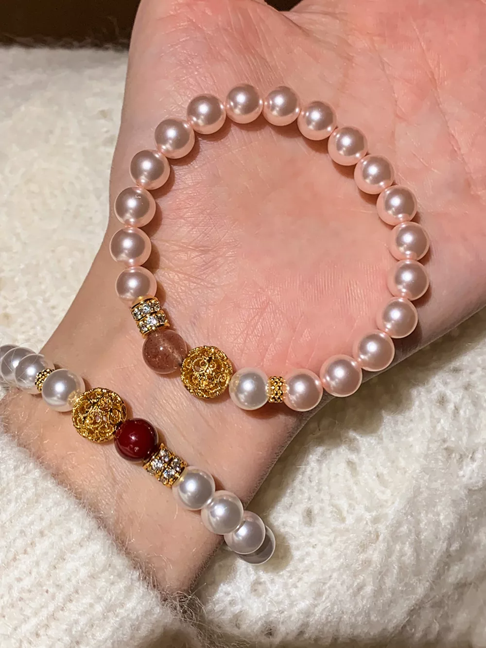 Pearl Beaded Bracelet, image 3