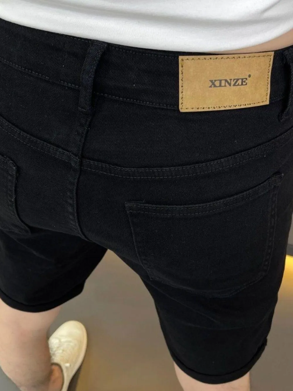 Men's Pocketed Demin Shorts, image 3