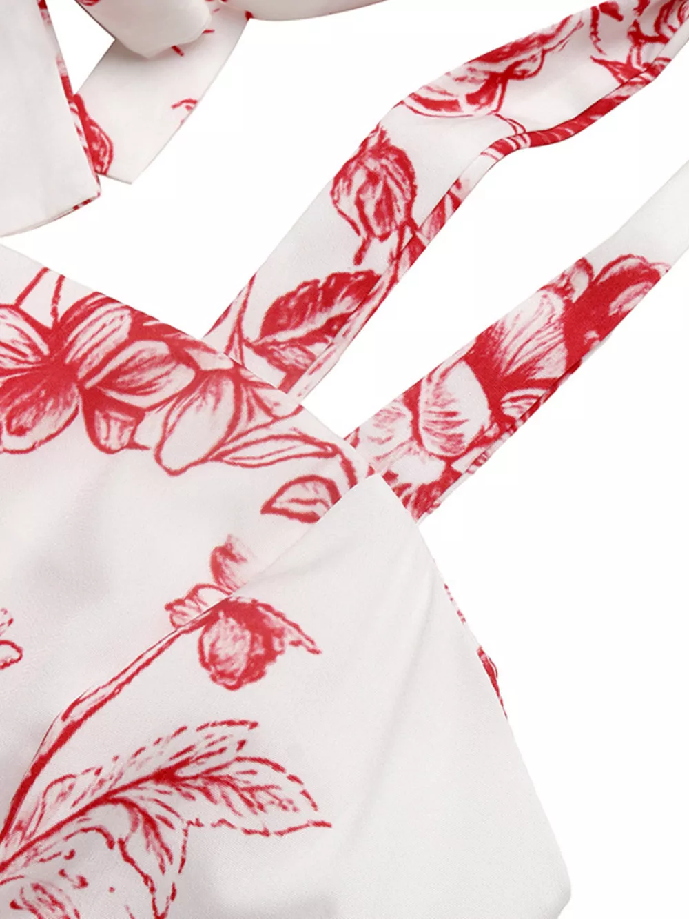 Floral Print Tie Strap Maxi Dress, image 9