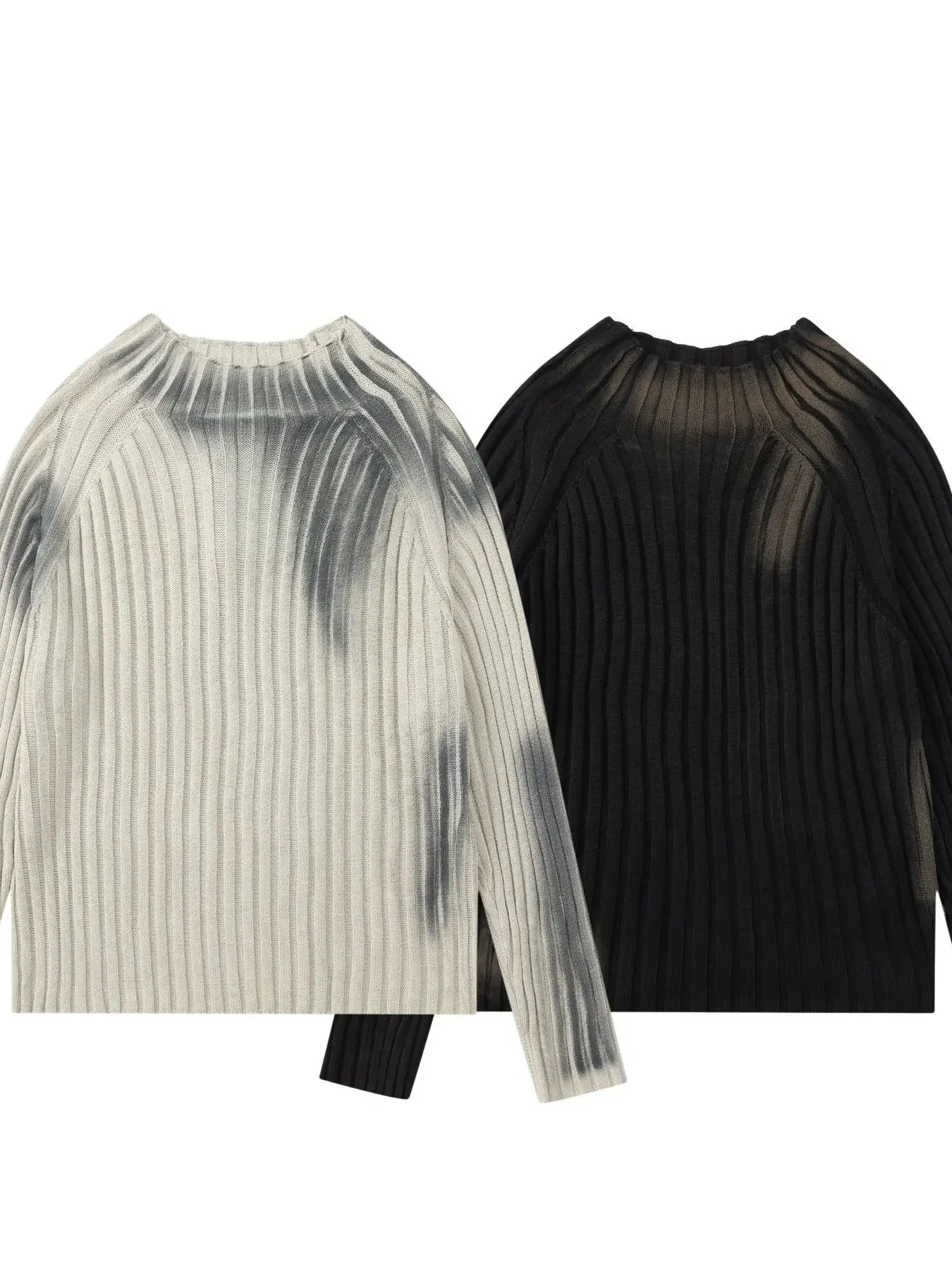 Men's Ribbed Knit Long Sleeve Sweater, image 4